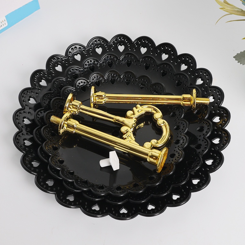 Giá Đỡ Ba Tầng Trưng Bày Bánh Kem Món Tráng Miệng/Trái Cây/Kẹo Ba Tầng Phong Cách Bắc Âu Trang Trí Nhà Cửa