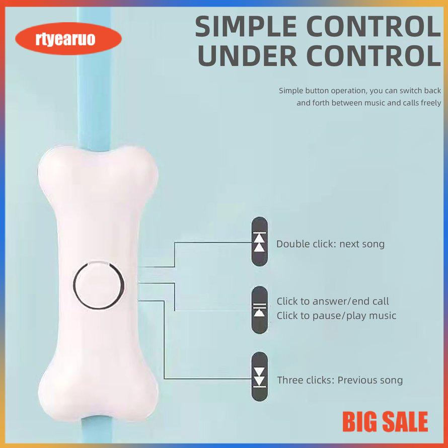 Earbud Gamer In-ear Cartoon Cat Claw Earphones Wire In Ear Earphone With Mic