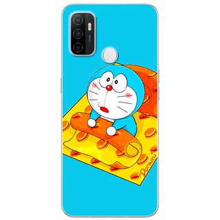Ốp lưng Oppo A53 (2020), A73, A93 in hình Doraemon thức giấc