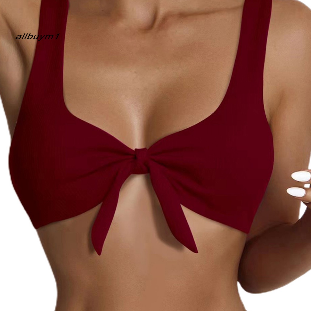 Bộ Bikini Màu Sắc Trơn Quyến Rũ Cho Nữ
