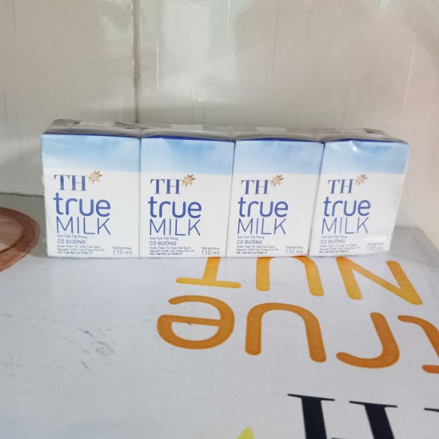 Thùng sữa tươi tiệt trùng Có Đường 110ml×48 hộp