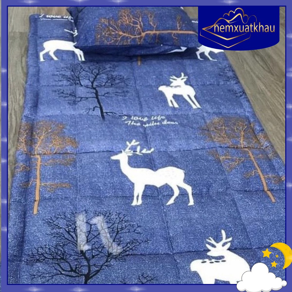 💥🍂 Đệm ngủ văn phòng, nệm trải sàn, nệm du lịch kích thước 85x190cm Tặng kèm gối 💥🍂