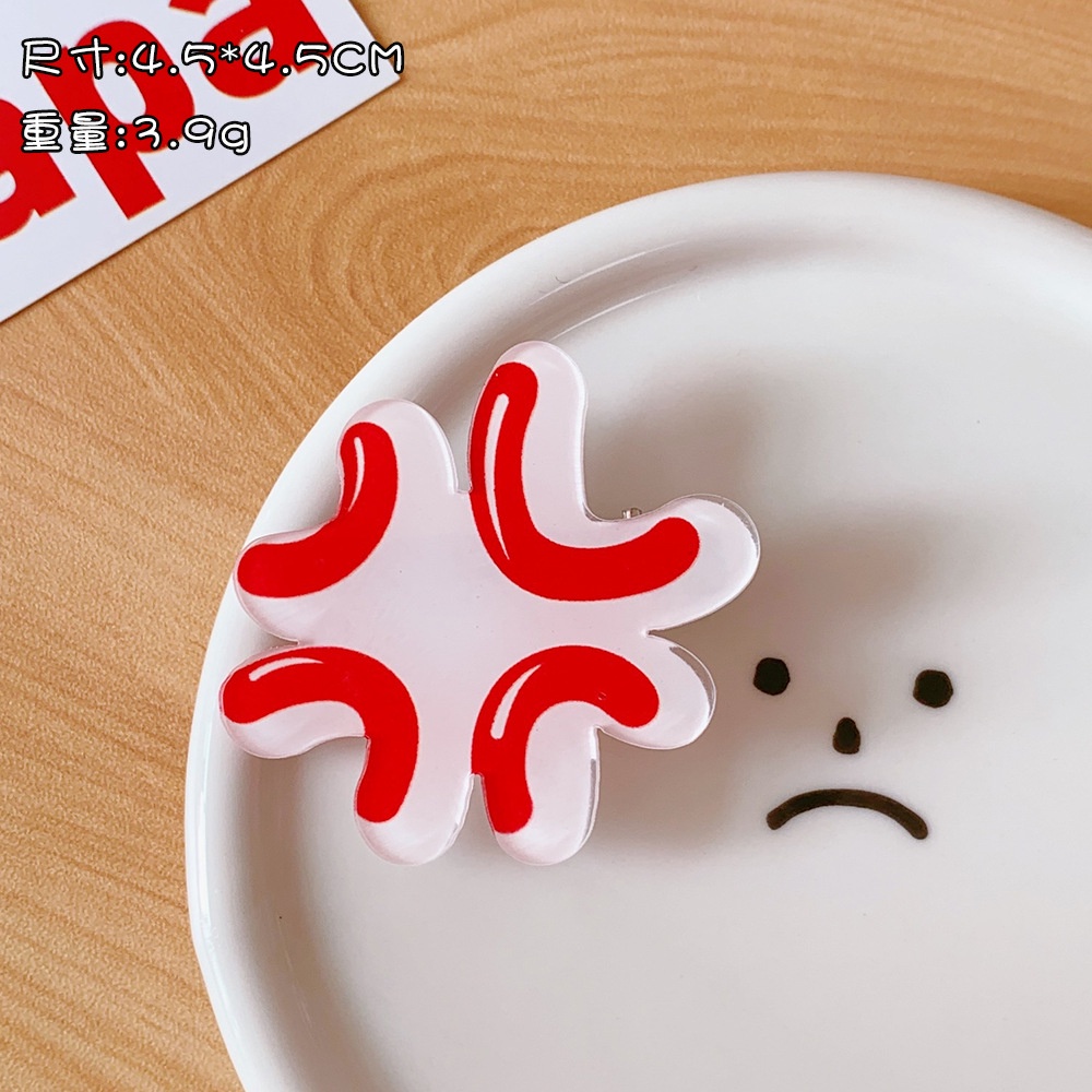 Kẹp tóc biểu tượng cảm xúc ngộ nghĩnh - UniLabel