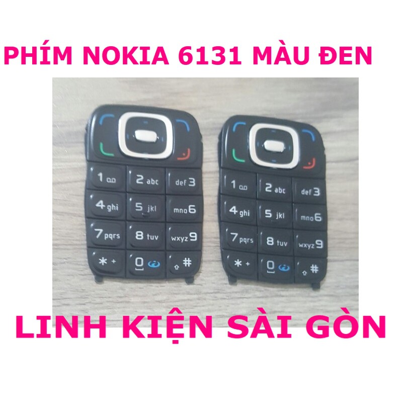 PHÍM NOKIA 6131 MÀU ĐEN