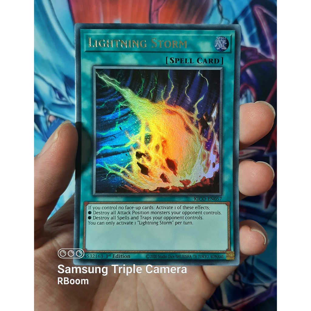 THẺ YUGIOH MÃ KICO-EN057 - Lightning Storm - Ultra Rare 1st Edition