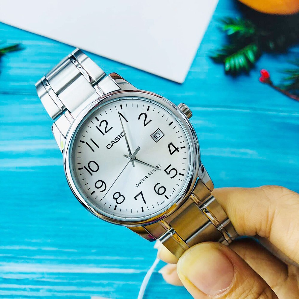 Đồng hồ nam dây thép không gỉ Casio Standard chính hãng Anh Khuê MTP-V002D-7BUDF | BigBuy360 - bigbuy360.vn