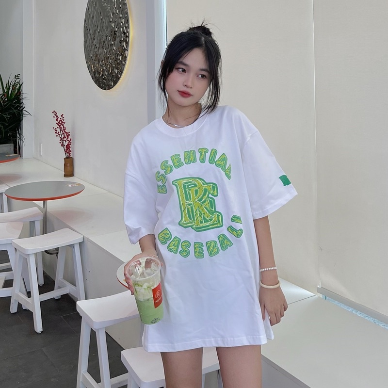 LOCAL BRAND REE - ÁO THUN BASEBALL MÀU TRẮNG