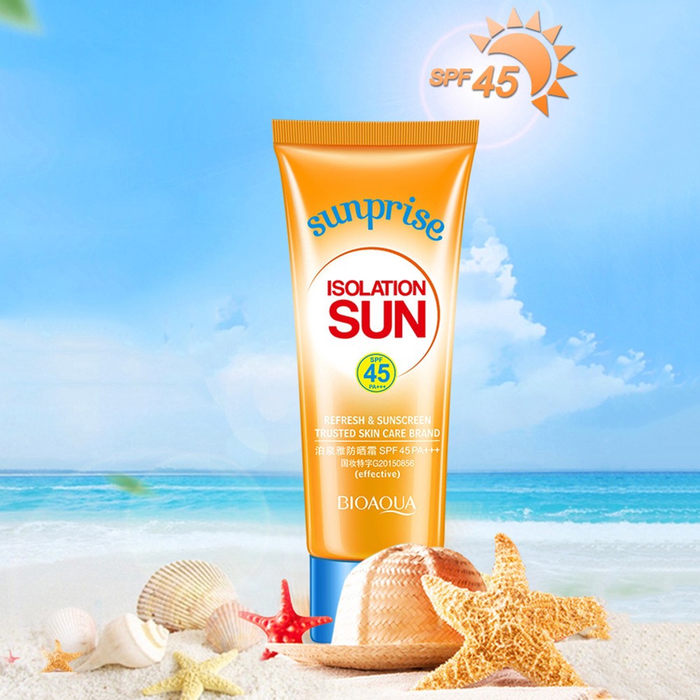 Kem chống nắng bảo vệ da SPF45 PA+++ 80g kem chống nắng mặt và toàn thân mùa hè Zento | BigBuy360 - bigbuy360.vn