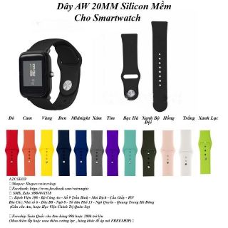 Dây AW 20MM - 22MM Silicon Mềm Cho Smartwatch
