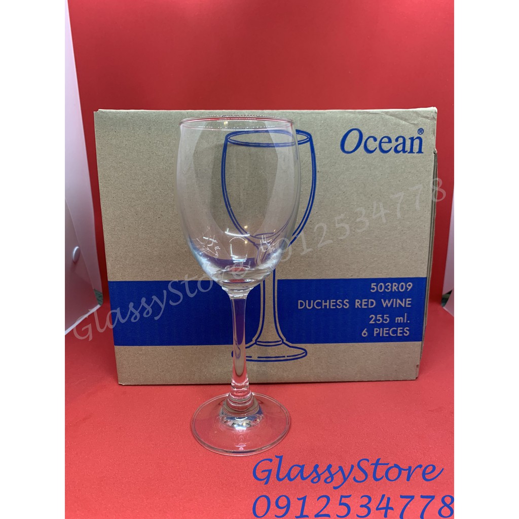 Ly (cốc) rượu vang thủy tinh Ocean Duchess Red Wine – 1503R09 – 255ml (Hàng nhập khẩu Thái Lan chính hãng)