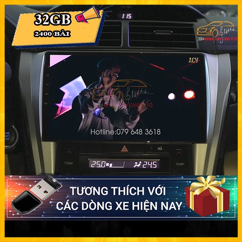 Usb nhạc cho ô tô💖HÀNG CHÍNH HÃNG💖Usb chính hãng sẵn nhạc trên Ô tô 32GB nhạc tiếng, bảo hành 5 năm