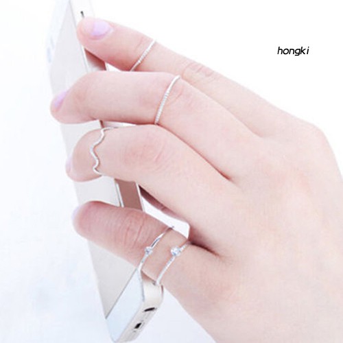 Bộ 5 Nhẫn Đeo Đốt Ngón Tay Thời Trang Cho Nữ