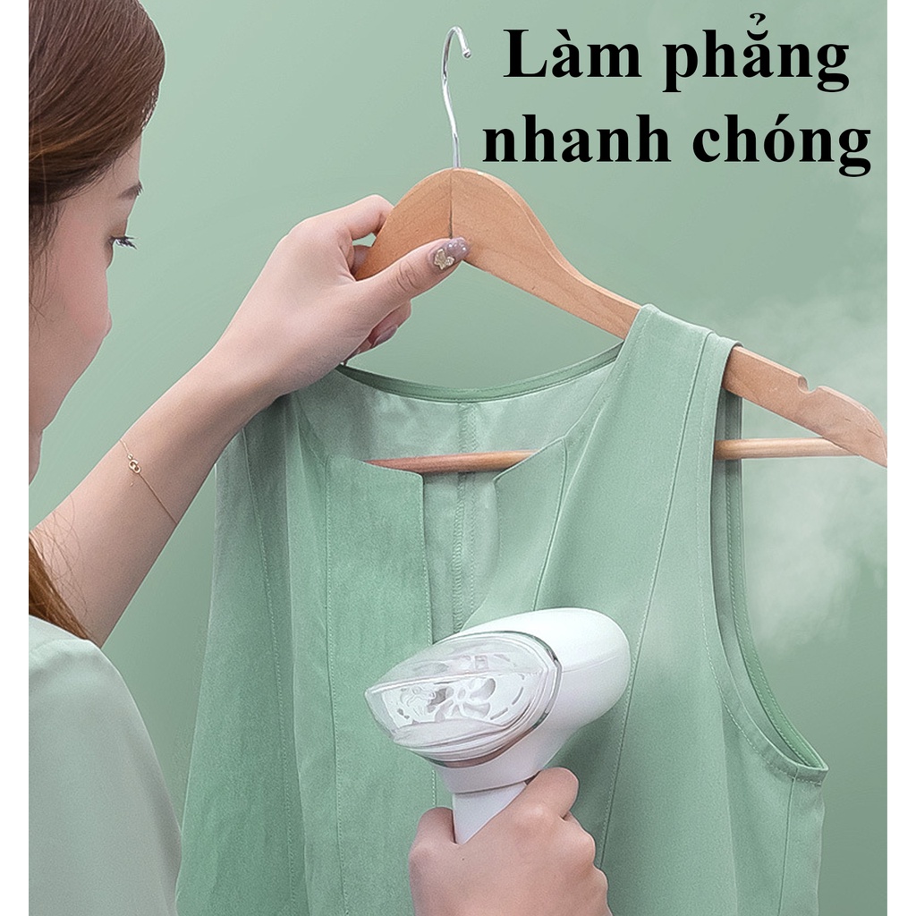Bàn ủi hơi nước cầm tay tiện lợi, Dung tích nước 120ml công suất lớn 1000W, Mẫu mới 2022