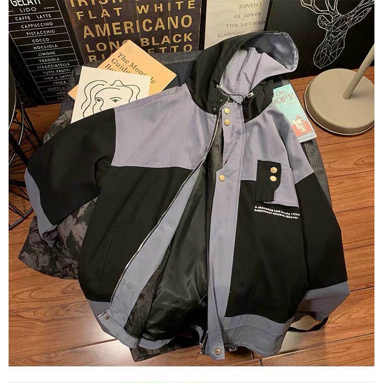 ÁO KHOÁC KAKI Form Rộng XL Túi Hộp Ngang CAO CẤP 123SHOP | BigBuy360 - bigbuy360.vn