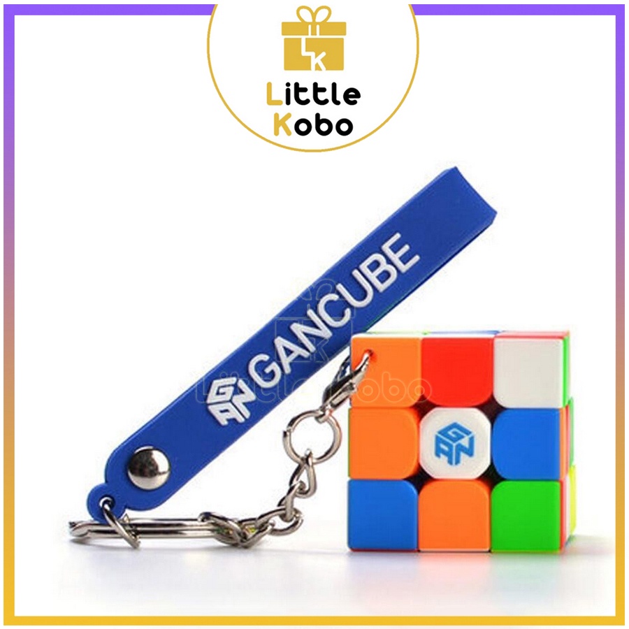 Móc Khóa Rubik Gan330 Rubik Gan 330 Stickerless Rubic 3 Tầng Đồ Chơi Thông Minh