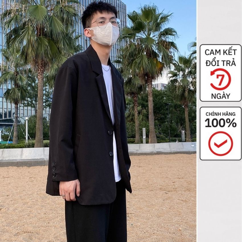 Áo Blazer Nam Dài Tay, Áo Khoác Blazer Phong Cách Hàn Quốc Fnad61