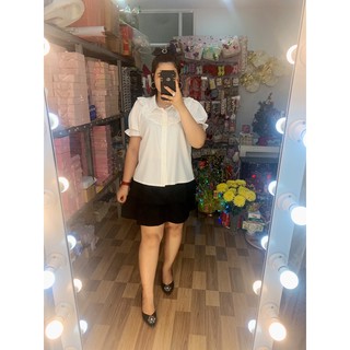 [ BIGSIZE ] Áo Sơ Mi Cổ Viền Bèo 60-95kg