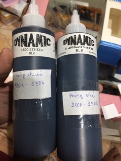 Mực tập xăm Dynamic mực xăm trên da RẢ
