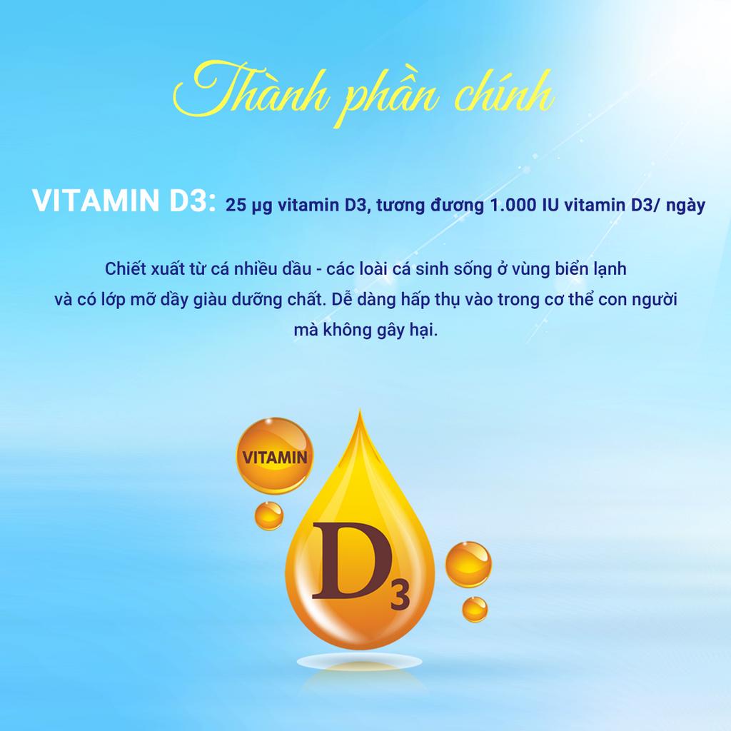 Viên uống bổ sung Vitamin D DHC Nhật Bản thực phẩm chức năng hấp thụ canxi xương chắc khỏe, dẻo dai gói 30 ngày TM-DHC-D