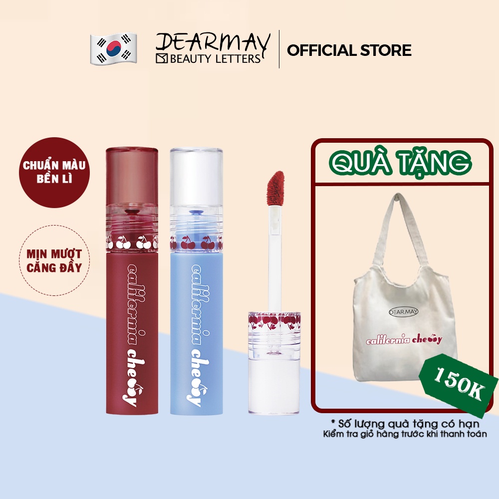 Son Kem Lì Dearmay California Cherry Velvet Tint 4.4g