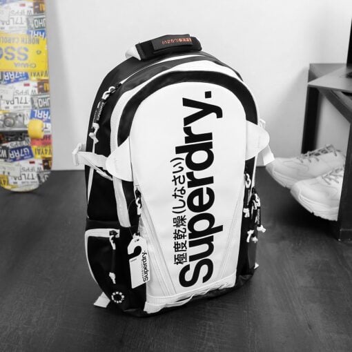 Balo Superdry Hexline Tech Tarp  Backpack  đựng laptop đi học làm việc du lịch hàng xuất Nhật xịn