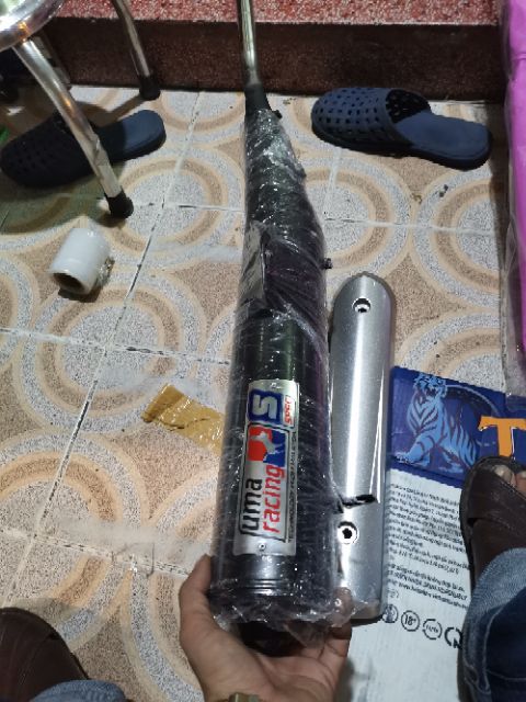 Pô xe máy uma sirius rc móc và êm cổ liền