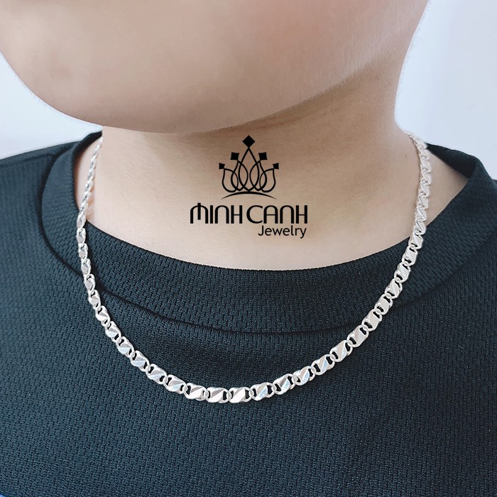 Dây Chuyền Bạc Mắt Mèo Cho Bé - Minh Canh Jewelry