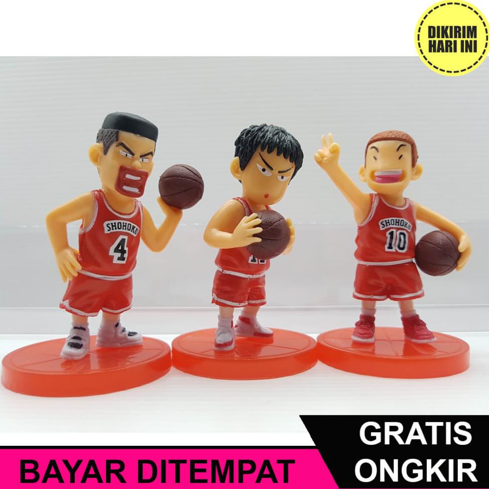 Set 5 Mô Hình Nhân Vật Sakuragi Kaede Ja689 Slamdunk Hanamichi