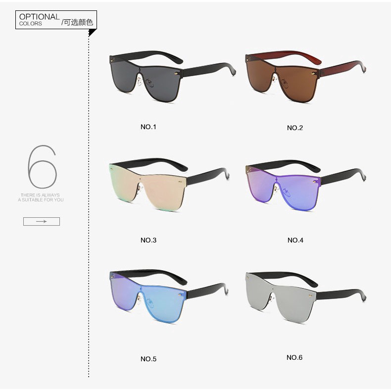 Kính mát tráng gương Samjune thời trang sang trọng