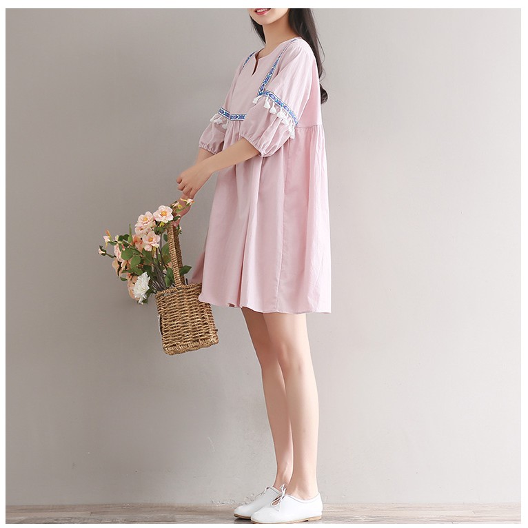 VÁY BABY DOLL DÁNG SUÔNG RỘNG