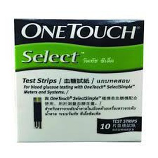 Que thử đường huyết one touch select simple - hộp 10 que