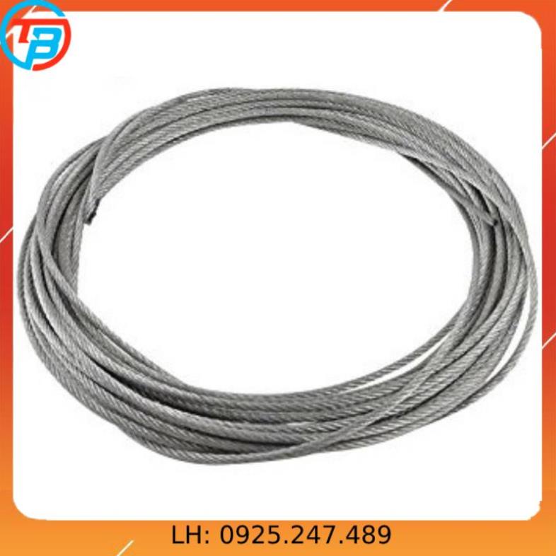 Cáp Hàn Quốc phi 6 thay vào Tời Quay Tay cáp thép Thái Bình Vina