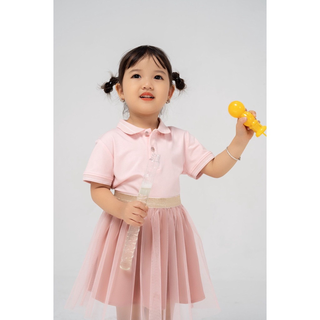 Áo polo trẻ em Pima YODY an toàn, kháng khuẩn êm dịu cho da bé - KID3261