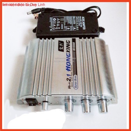 Âm Ly Mini 300W XH168 + Nguồn Adapter 12V-5A SUPER BASS .