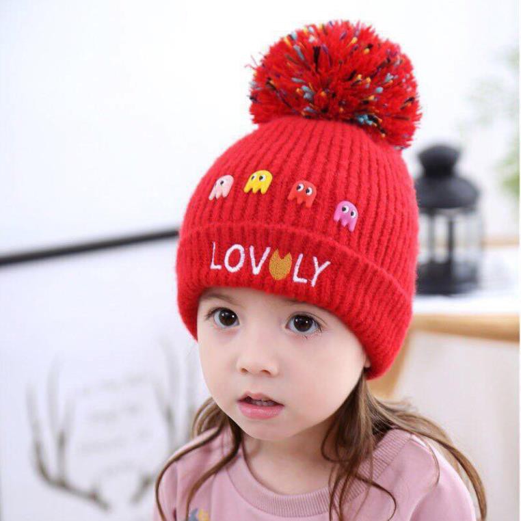 [XẢ KHO+FREE SHIP] MŨ LEN BÉ GÁI LOVELY[ GIÁ CHUẨN SHOPEE