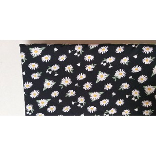 Vải lụa mẫu hoa cúc, khổ 1m4(1m/35k)