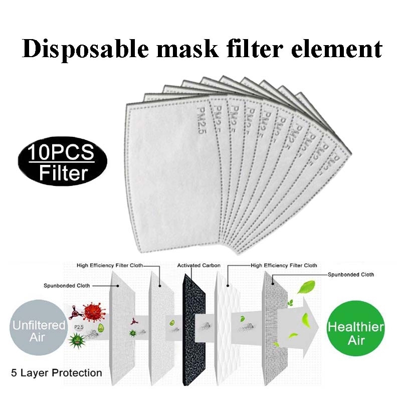 Bộ 10 tấm lọc khẩu trang Pm2.5 cao cấp tiện dụng | BigBuy360 - bigbuy360.vn