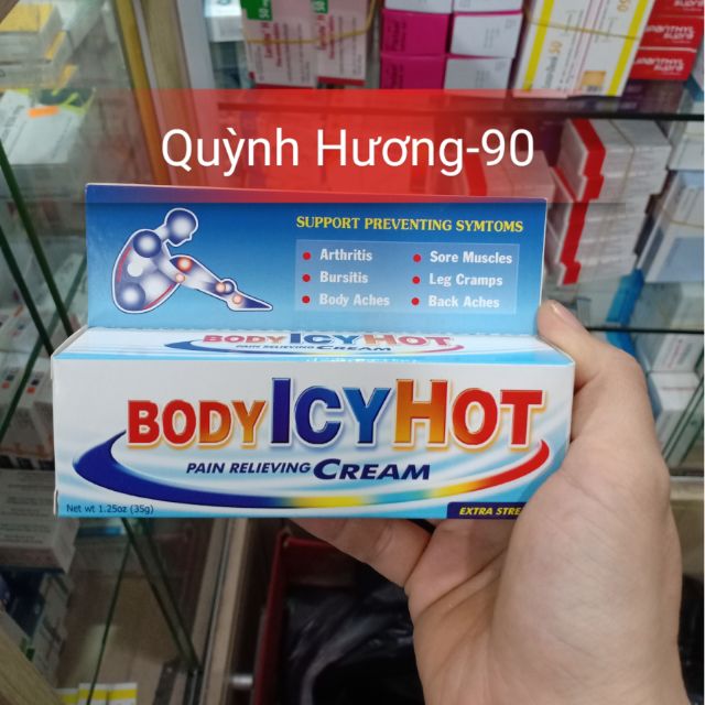 Body Icy hot cream ngăn ngừa các chứng đau nhức,bong gân