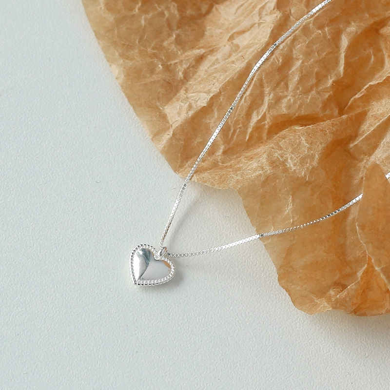 Dây chuyền hợp kim cao cấp phối mặt hình trái tim dễ thương cho nữ