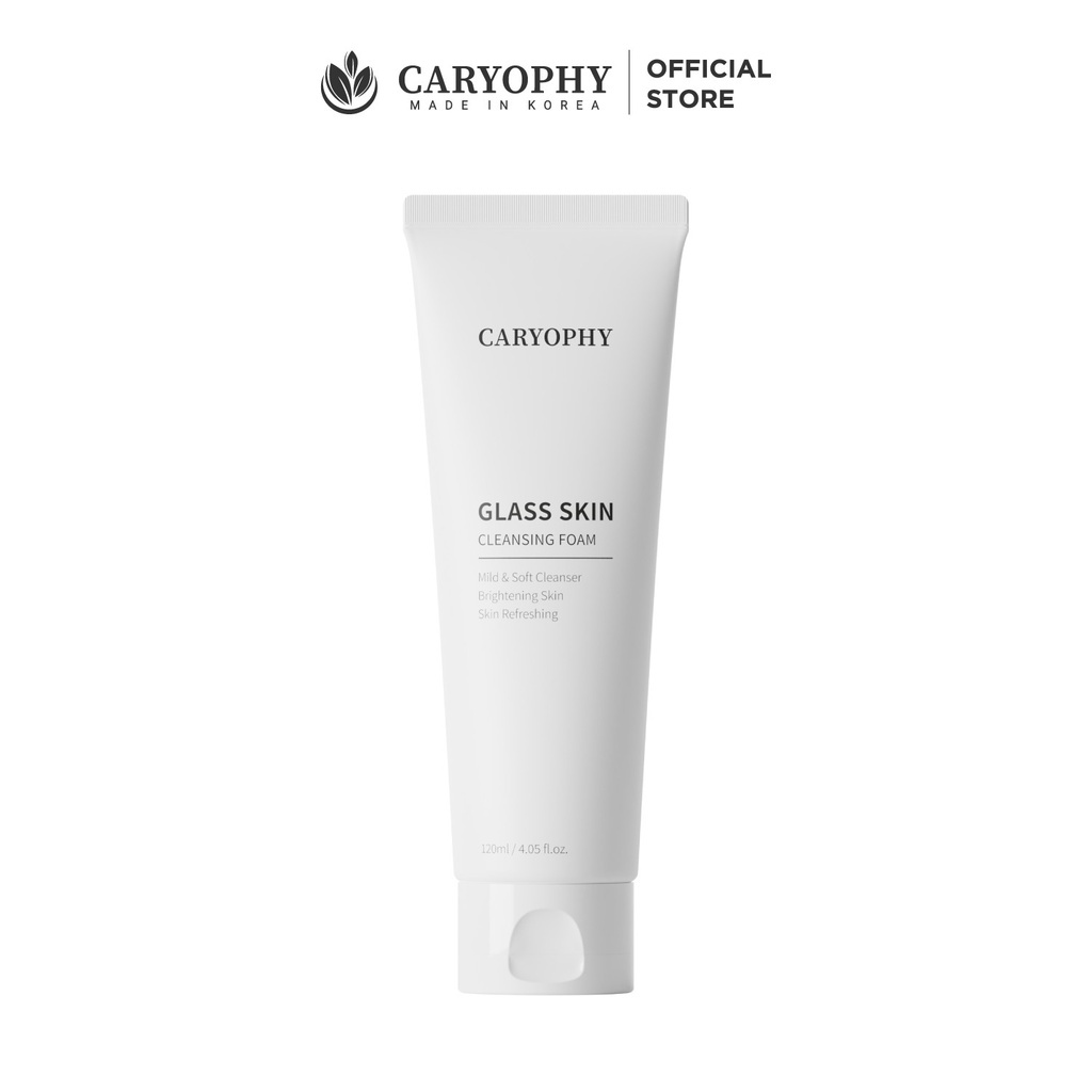 Sữa Rửa Mặt Caryophy Trắng Da Glass Skin Cleaning Foam 120ml