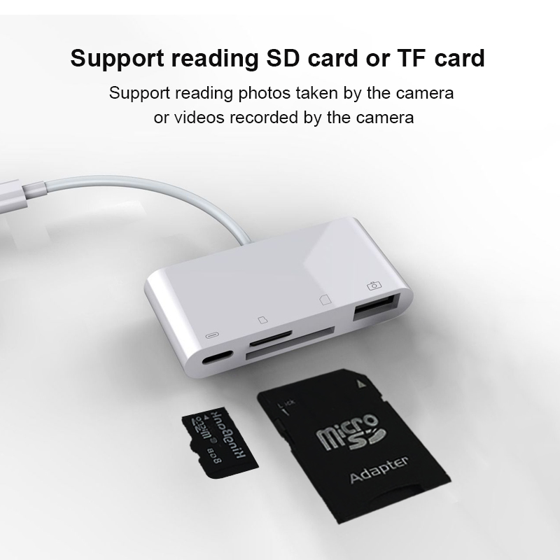Đầu Đọc Thẻ Nhớ Usb Slr Cho Iphone12Pro Apple Phone Ipad | BigBuy360 - bigbuy360.vn