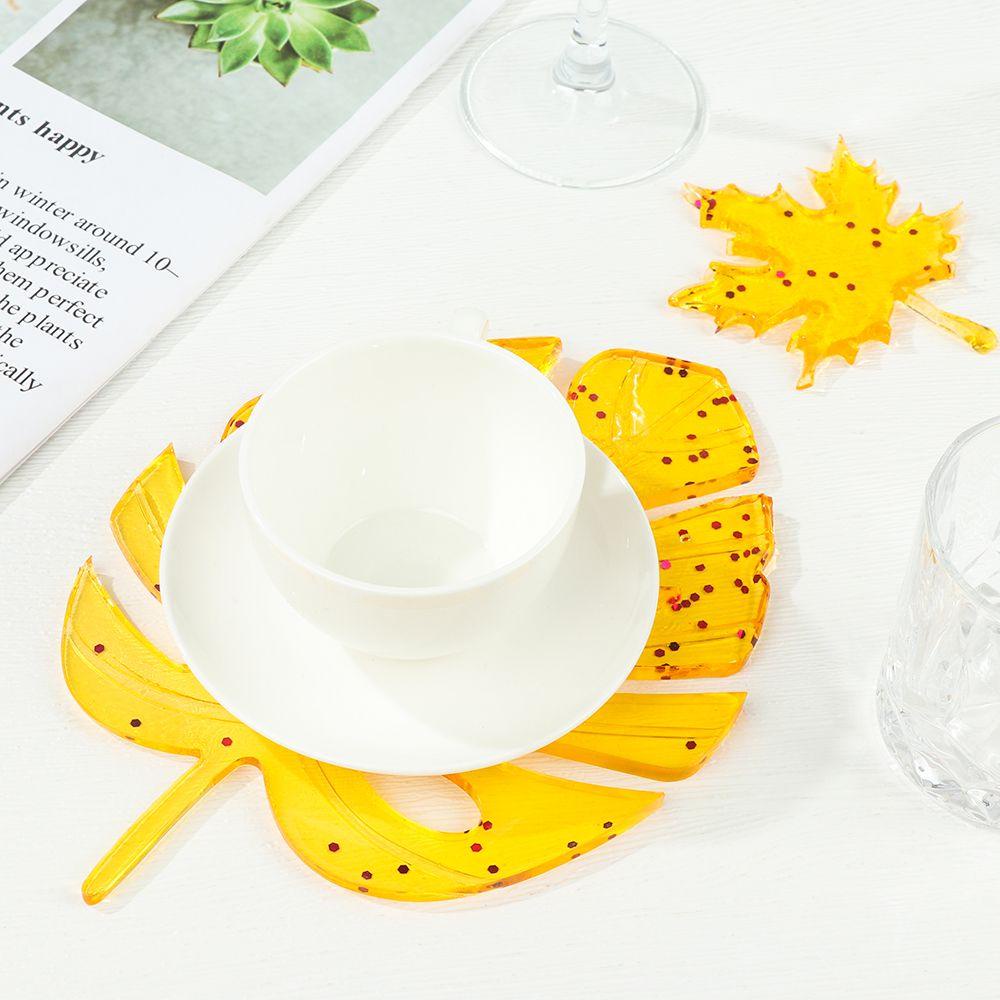 Giá Đỡ Cốc Hình Lá Phong Trang Trí Nhà Cửa|Đế Lót Ly Thủ Công DIY Chất Lượng Cao