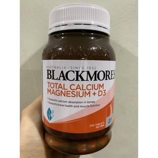[Mẫu mới] Viên uống xương khớp tổng hợp Blackmores Total Calcium + Magnesium + D3 Tablets 200 viên