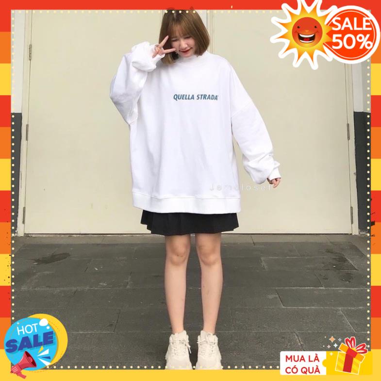 Áo sweater nam nữ ST50 Quella, Áo hoodie Unisex Form Rộng Minh Tâm Store | BigBuy360 - bigbuy360.vn
