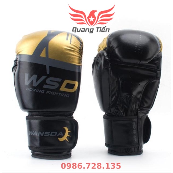 Găng tay boxing WSD chính hãng đủ size màu