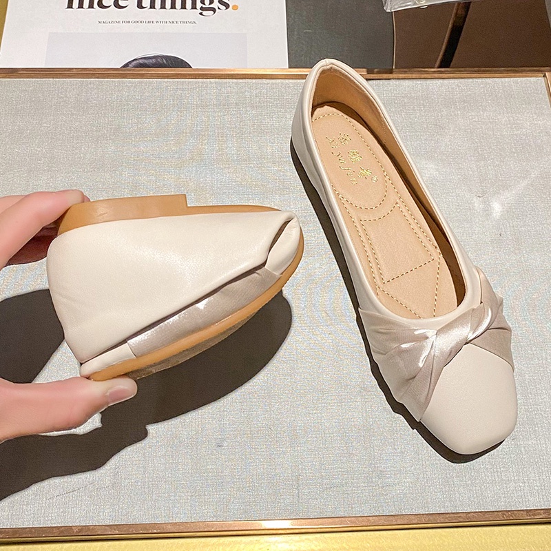 Giày Búp Bê Mũi Vuông Đế Bệt Thời Trang Dành Cho Nữ 2022