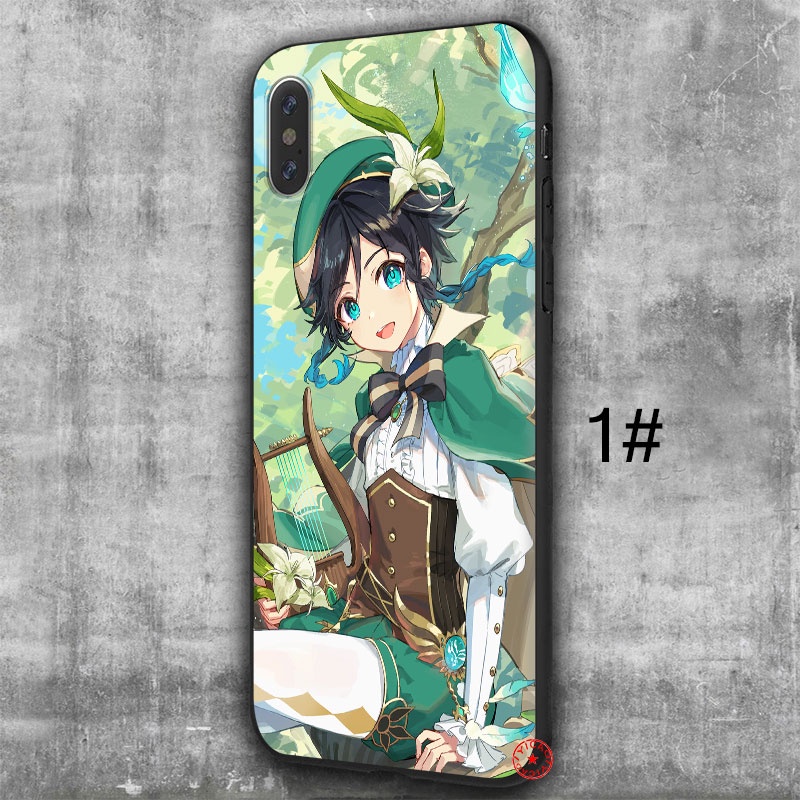 Ốp Điện Thoại Họa Tiết Genshin Impact Cho iPhone SE XR 5 5S 6 6S 7 8 11 Pro Max Plus 40QQA