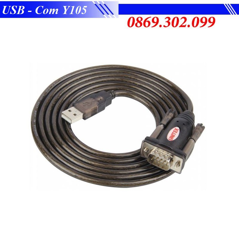 Cáp USB to Com RS232 1.5m Unitek Y105