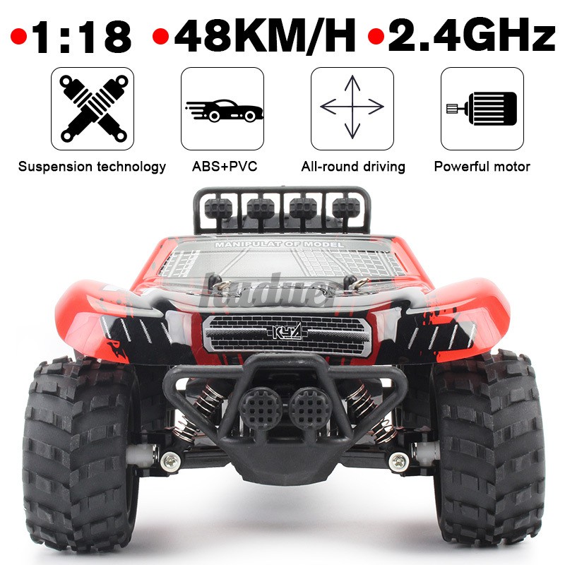 1:18 48KM/H Remote Control RC Car Monster Truck Off Road Vehicle Child Xmas Gift