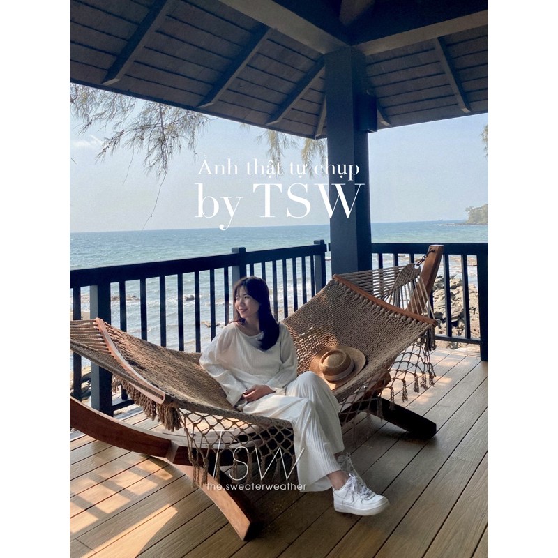 Set dập ly áo tay suông quần suông TSW (Ảnh thật)